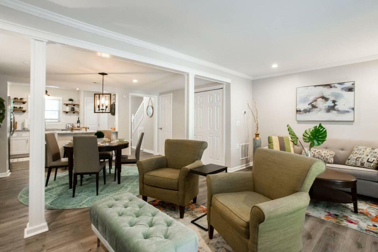 Modern + Cozy Townhome - Minutes To Avalon W/King Roswell Exterior foto